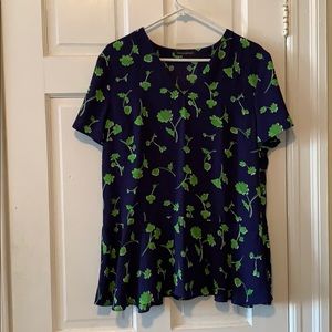 Banana Republic short sleeve peplum blouse